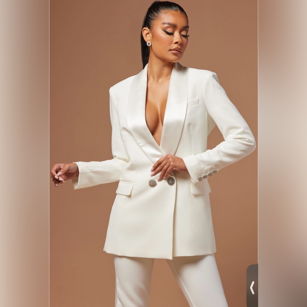 Fashion Nova The Georgia Tailored Two Piece Suit Nova Lux NWT